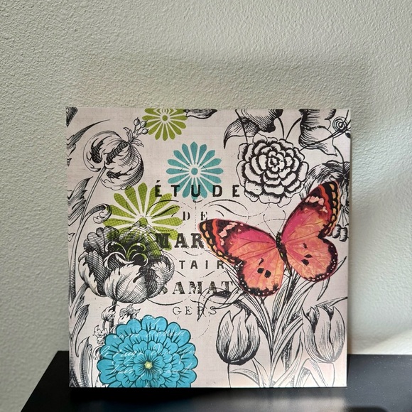 Jennifer Brinley French Butterflies Matted Fine Art Canvas Print - Picture 2 of 3